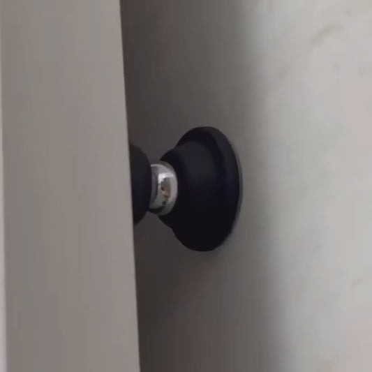 Magnetic Door Stopper – Premium Stainless Steel | No Drilling | Wall & Floor Protection