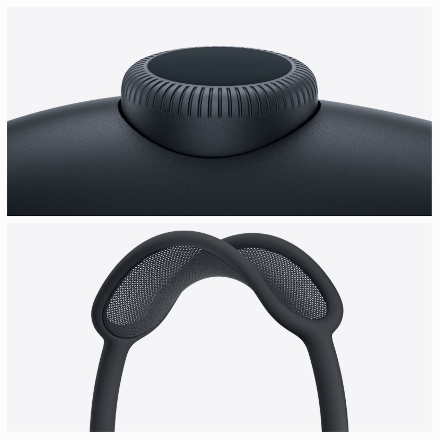 Apple AirPods Max Wireless Over-Ear Headphones, Pro-Level Active Noise Cancellation, Transparency Mode, Personalised Spatial Audio, USB-C Charging, Bluetooth Headphones for  Midnight